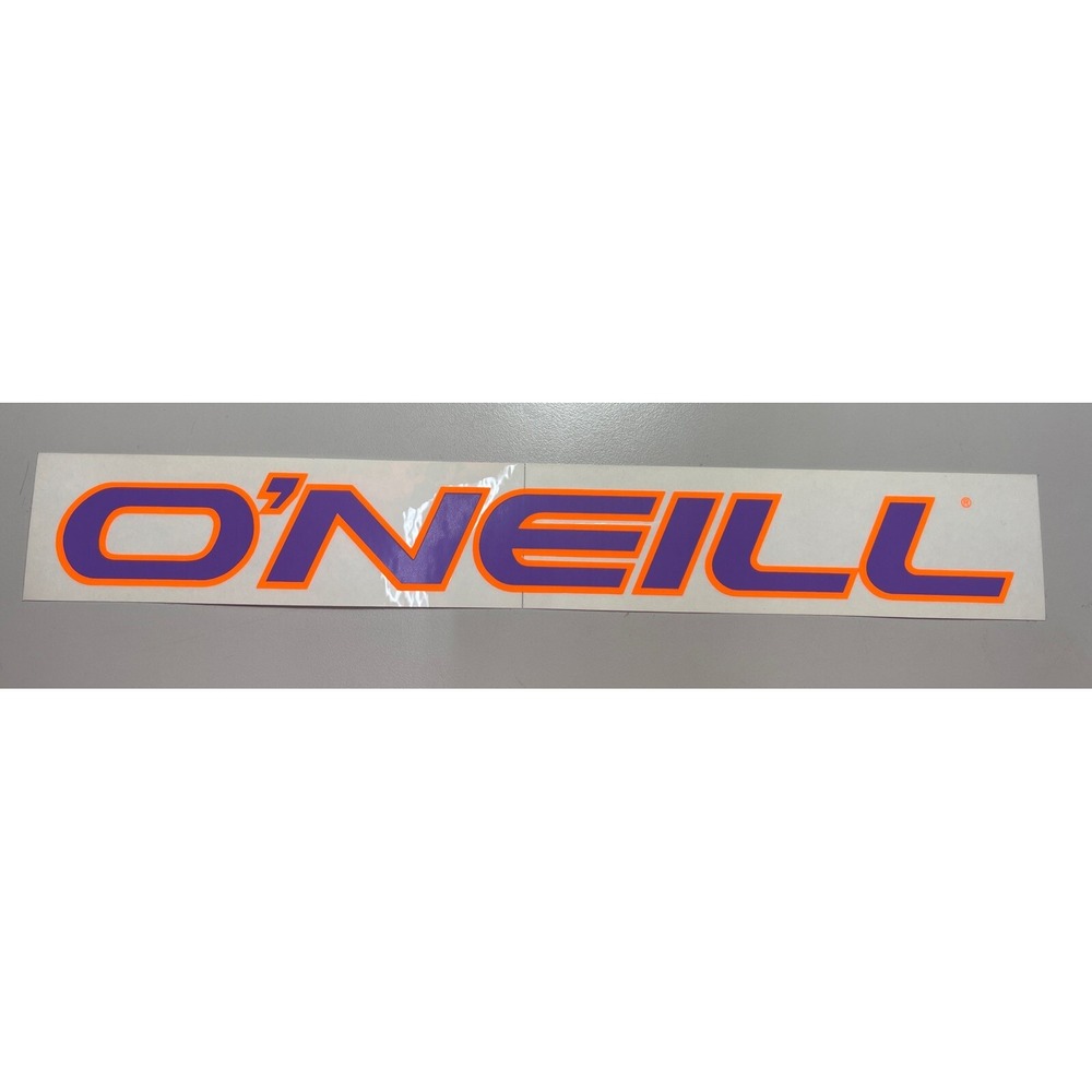 NEW ONEILL  VINTAGE 90'S SURFBOARD SKATEBOARD SURF STICKER 13"